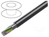 Wire; 20x24AWG; RS232; stranded; Cu; shielded,Al-PET foil; chrome BELDEN