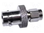 Connector: BNC; female; BNC female,SMA male; 50Ω; 30VAC; -50÷170°C MUELLER ELECTRIC