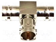 Connector: BNC; female x3; BNC plug x3; 75Ω; -50÷150°C MUELLER ELECTRIC