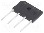 Bridge rectifier: single-phase; Urmax: 800V; If: 4A; Ifsm: 120A SHINDENGEN