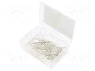 Kit: LED; THT; 3mm; 100pcs; white warm; plastic box; 20mA; 30° OPTOSUPPLY