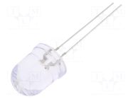 LED; blue/yellow; 10mm; 30°; Front: convex; 2.1÷2.6/2.9÷3.4VDC OPTOSUPPLY