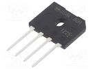 Bridge rectifier: single-phase; Urmax: 800V; 8A; flat; D6K; THT SHINDENGEN