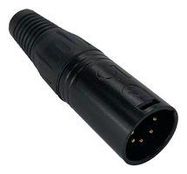 XLR CONNECTOR, PLUG, 5POS, CABLE