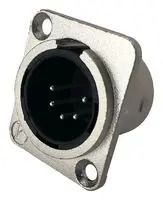 XLR CONNECTOR, PLUG, 5POS, PANEL