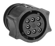 INDUSTRIAL CIR CONN, PLUG, 8POS, CRIMP