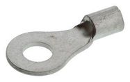 TERMINAL, RING TONGUE, #6, CRIMP