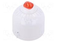Signaller: lighting; flashing light; white; Sonos Pulse; 17÷60VDC KLAXON SIGNALS
