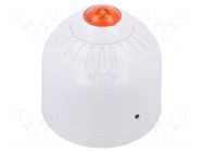 Signaller: lighting; flashing light; white; Sonos Pulse; 17÷60VDC KLAXON SIGNALS