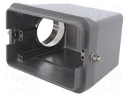 Enclosure: for Han connectors; Han; size 48B (2 x 24B); PG42 HARTING