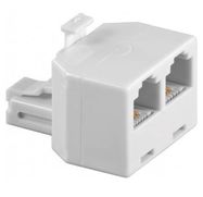 ISDN T-Adapter RJ11/RJ14 6p4c Connector - 6p4c 2x Socket