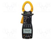 Meter: power; pincers type; LCD; (6000); True RMS; 30÷1000Hz; 50mm KPS