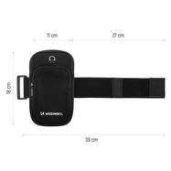 Wozinsky running phone armband blue (WABBL1), Wozinsky