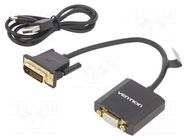 Converter; PVC; Len: 0.15m; Support: Full HD 1080p; black VENTION