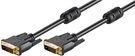 DVI-D Full HD Cable Dual Link, gold-plated, 2 m, black - DVI-D male Dual-Link (24+1 pin) > DVI-D male Dual-Link (24+1 pin)