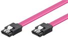 HDD S-ATA Cable 1.5 GBit/s/3 GBit/s Clip, 0.5 m - SATA L-Type male  > SATA L-Type male