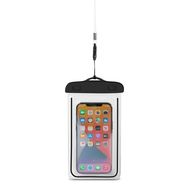 PVC waterproof phone case with lanyard - black, Hurtel