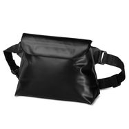 PVC waterproof pouch / waist bag - black, Hurtel