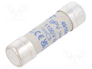 Fuse: fuse; gPV; 20A; 1.1kVDC; ceramic,cylindrical,industrial DF ELECTRIC