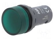 Control lamp; 22mm; green ABB