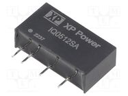 Converter: DC/DC; 1W; Uin: 5V; Uout: 12VDC; Iout: 83mA; SIP; THT; IQ XP POWER