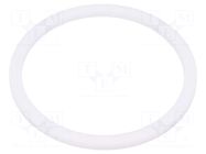 Gasket; PTFE; Thk: 3mm; Øint: 59.3mm; Øout: 69mm; PG48; white LAPP