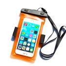 PVC waterproof armband phone case - orange, Hurtel