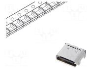 Connector: USB C; socket; SMT; PIN: 24; horizontal; top board mount GCT