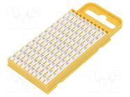 Markers; Marking: PE; 4.3÷5.3mm; polyamide; white; -40÷85°C; WIC HELLERMANNTYTON