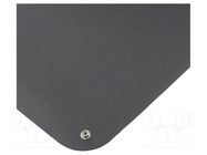 Mat: bench; ESD; black; L: 610mm; Width: 450mm; Thick: 1.5mm; 60°C 