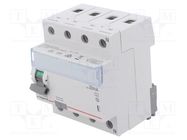 RCD breaker; Inom: 25A; Ires: 30mA; Max surge current: 250A; 400VAC LEGRAND