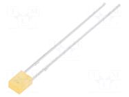 LED; orange; rectangular; 3.15x1.9x4.15mm; 90mcd; 130°; Front: flat LUCKYLIGHT