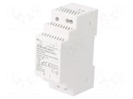 Power supply: switching; for DIN rail; 15W; 5VDC; 3A; 220÷240VAC QOLTEC
