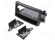 Radio frame; Kia; 1 DIN; black METRA