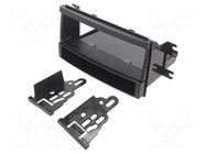 Radio frame; Kia; 1 DIN; black METRA
