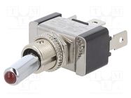 Switch: toggle; Pos: 2; SPST; ON-OFF; 20A/12VDC; TA/TA1B; -20÷85°C SWITCH COMPONENTS