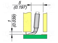 Tip; special; 0.2x2.8mm JBC TOOLS