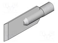 Tip; cutting,shovel; 0.65x13mm; longlife JBC TOOLS