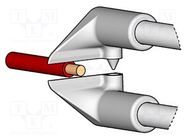 Tip; flat blade; for thermal stripping of wires; 2pcs. JBC TOOLS