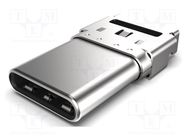 Plug; USB C; SMT; PIN: 24; horizontal; top board mount; USB 3.2; 5A Global Connector Technology (GCT)