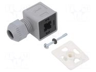 Accessories: plug for coil; IP67; white cold,grey; 250V DANFOSS