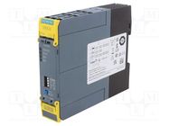 Module: safety relay; 24VDC; for DIN rail mounting; 3SK1; IP20 SIEMENS