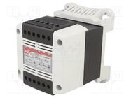 Transformer: mains; 200VA; 230VAC,400VAC; 24V; 48V; IP20 DF ELECTRIC