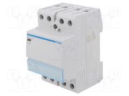 Contactor: 2-pole installation; 40A; 24VAC; NO x2; -10÷50°C HAGER