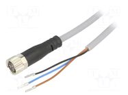 Cable: for sensors/automation; M8; PIN: 3; straight; 10m; plug; 3A FESTO