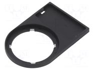 Bezel without description label; 22mm; 3SU1.5; SIRIUS ACT SIEMENS