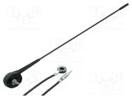 Antenna; car top; 0.395m; Alfa Romeo,Fiat,Lancia; universal; 2.3m PER.PIC.