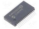 IC: AVR microcontroller; SSOP28; Ext.inter: 23; Cmp: 1; AVR32 MICROCHIP TECHNOLOGY