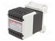 Transformer: mains; 160VA; 400VAC; 24V; Leads: terminal block; IP20 DF ELECTRIC