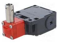 Safety switch: hinged; FL; NC x2; IP67; -25÷80°C; red,grey; metal PIZZATO ELETTRICA